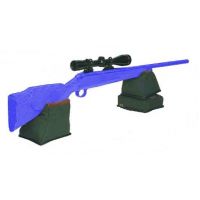 The Outdoor Connection 3 Piece Leather Combo Bench Rest Bags, Unfilled