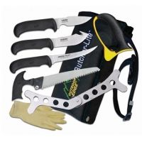 Outdoor Edge BL1 Butcher Lite Kit Knife Set 420 Stainless 8 Piece Set Blade
