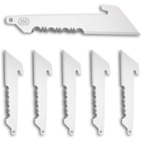 Outdoor Edge Cutlery 2.5in Utility Serrated Black Blade Pack