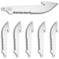Outdoor Edge Cutlery 3in Serrated Drop Point Black Blade Pack
