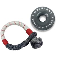 Overland Vehicle Systems Soft Shackle &amp; Recovery Ring Combo Pack
