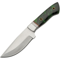 Pakistan Emerald Wave Hunter 4.50 in Stainless Steel Fixed Blade Knife