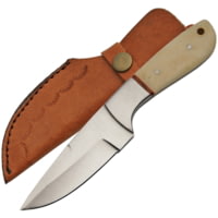 Pakistan Hunter Bone Brass Bolsters Fixed Blade Knife