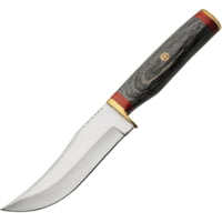 Pakistan Hunter Smoked Mosaic 5.25 in Stainless Steel Fixed Blade Knife
