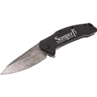 Paladin Kershaw Link 3.25in Assisted Opening Folding Knife - Marine Engraving