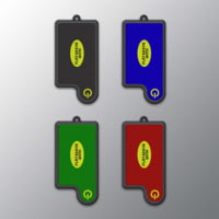 Panther Vision FLATEYETM WINK Mini LED Keychain-Style Flashlight 4-Pack 00BE1890