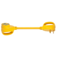 ParkPower 3050ARV Straight Blade Adapter 30A Male To 50A Female