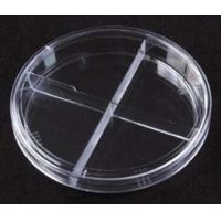 Parter Medical Petri Dishes, Segmented, Sterile 3504 Gamma Radiation Sterilized X-Plate, Case of 500