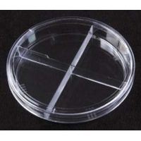 Parter Medical Petri Dishes, Segmented, Sterile 3517 Fully Stackable Dishes I-Plate, Case of 500