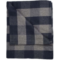 Peregrine Plaid Wool Blanket