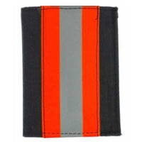 Perfect Fit Trifold Black Matrix Firefighter Wallet w/ Single ID &amp; CC Slots