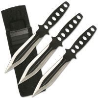 Perfect Point Rc-136-3 Throwing Knife Set 8&quot; Overall