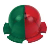 Perko 0297DP0LNS Spare Lens For Bi Color/Tri Color Navigational Lights 1 1/4" H x 2 3/16" W