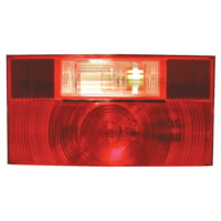Peterson Manufacturing V25914-25 Stop Turn &amp; Tail Light And License Light With Reflex Replacement Lens For