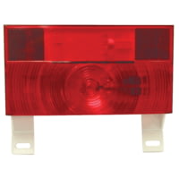 Peterson Manufacturing V25913 Stop Turn &amp; Tail Light And License Light With Reflex Without Integral Back Up Light