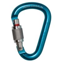 Petzl Attache H-Frame Carabiner, Special Edition Supporting HERA, Screw-Lock