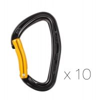 Petzl Djinn Steel Carabiners - 10 Pack