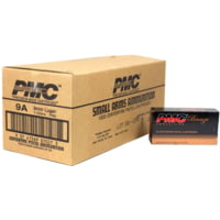 PMC Ammunition Bronze Handgun Ammunition 9mm Luger 115 gr FMJ 1160 fps