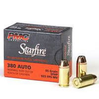 PMC Ammunition Starfire .380 Auto 95 Grain SFHP Brass Cased Pistol Ammunition