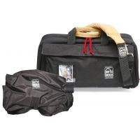 PortaBrace CS-DV3 Medium Compact HD Camera Case 18x7x8 with Quick Slick Mini camera cover