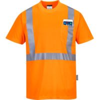 Portwest Hi-Vis Pocket T-Shirt