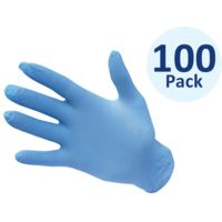 Portwest Powder Free Nitrile Disposable Gloves, Pack of 100