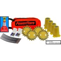 Powerflare 4-Position Cone Adapter Kit with 4-Pack Soft Pack of PowerFlare Lights