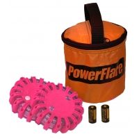 PowerFlare PF-200 Tactical Beacon Softpack 2 - 2 IR Lights, 2 Batteries &amp; Case