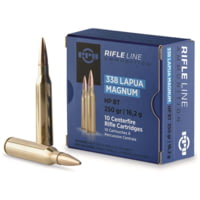 Ppu Ammo .338 Lapua Magnum 250gr. Hpbt