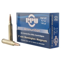 PPU PP7RM1 Standard Rifle 7mm Rem Mag 140 Gr Pointed Soft Point (PSP)