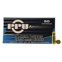 PPU PPB9L Blank Ammo9mm Luger 50 Bx/ 20 Cs