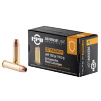 PPU Handgun .357 Magnum 158 Grain Jacketed Hollow Point Brass Cased Pistol Ammunition