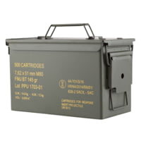 PPU PPN762B Mil-Spec 7.62x51mm 145 Gr Full Metal Jacket Boat Tail 25 Bx/ 20 Cs