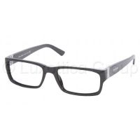 Prada Eyeglasses PR12LV with No-Line Progressive Rx Prescription Lenses