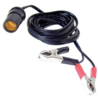 Prime Products 12 Volt Extension Cord With Battery Clips