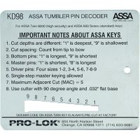 Pro-Lok Key Decoder-assa