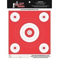 Pro-Shot Bullseye 1x6in, 4x2in Heavy Paper Targets