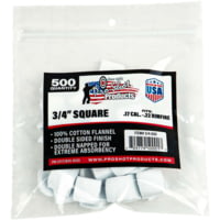 Pro-Shot Cotton Flannel Patches .17-.22 Rimfire .75 Inches Square