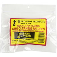 Pro-Shot Cotton Flannel Patches, 100 Count