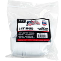 Pro-Shot Cotton Flannel Patches .45-.58 Caliber 2.5 Inch Round