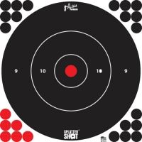 Pro-Shot Splatter Shot Bullseye Targets Peel And Stick 12 Inch White 500 Pack 12B-WHTE-500