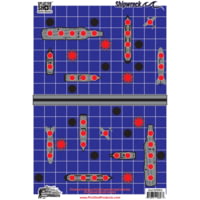 Pro-Shot Splatter Shot Game Series Shipwreck Heavy Tag Paper Target