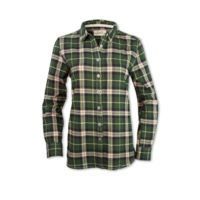 Purnell Olive Flannel Shirt - Womens