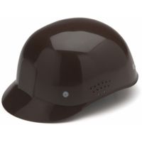 Pyramex 4 Point Snap Lock Suspension Bump Cap - Brown