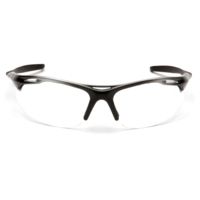 Pyramex Avante Safety Glasses - Clear Lens, Silver Black Frame