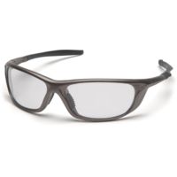 Pyramex Azera Safety Glasses - Clear Lens, Pewter Frame