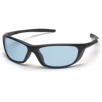 Pyramex Azera Safety Glasses - Infinity Blue Lens, Black Frame