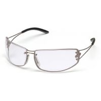 Pyramex Blazer Safety Glasses - Clear Lens, Ultra Lite Metal Frame