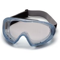 Pyramex Capstone Goggles with Blue Anti-Fog Lens and Direct/Indirect Frame