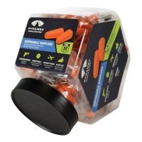 Pyramex DP1000 Uncorded Taper Fit Disposable Ear Plugs 100 Pair Per Fishbowl Tub PYDP1000BN